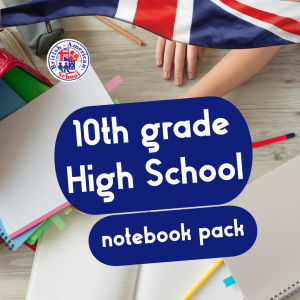 High School 10th Grade Notebook package