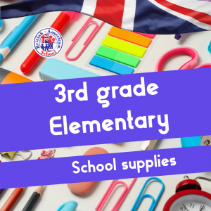Elementary 3rd Grade School supplies package